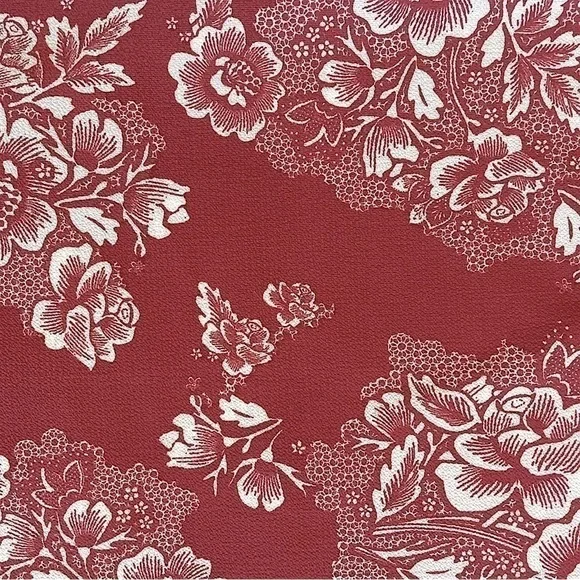 Pink Rose Floral 3/4 Sleeve Blouse - Picture 5 of 10